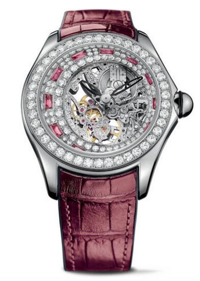 Review Corum L055 / 02979 Bubble Bubbldiamonds High Jewelery Skeleton watch reviews